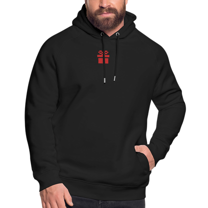 Embroidered Winter - Unisex Bio-Hoodie - Schwarz