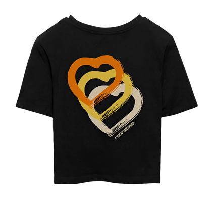 Cropped T-Shirt - Early Bird Drop - Schwarz