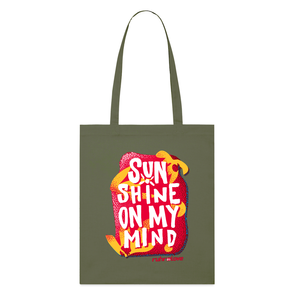 Sunshine on my mind - Organic Tote Bag - Khaki