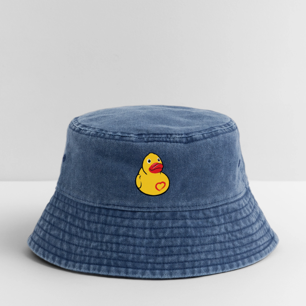 Happy Entchen - Vintage Bucket Hat - Vintage Denim