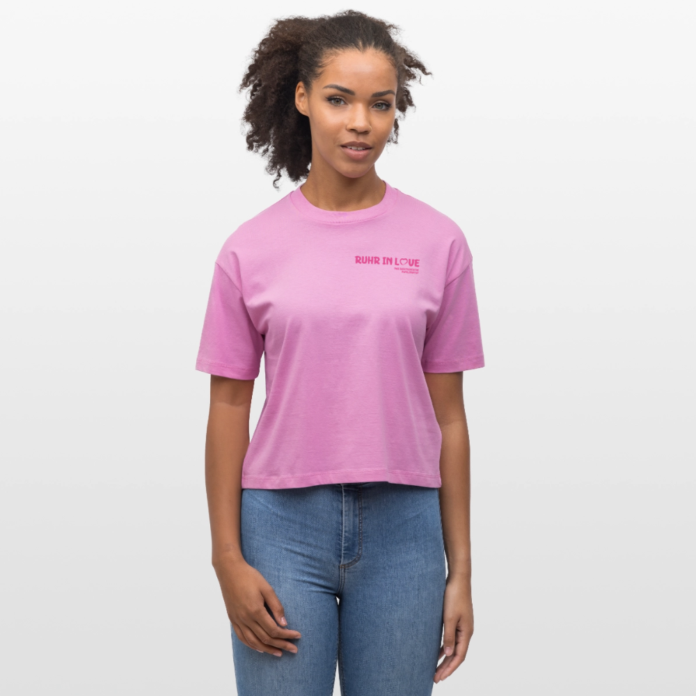 Simple Life - Boxy Frauen T-Shirt - Pink