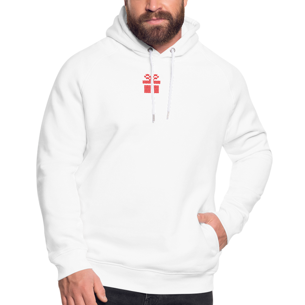 Embroidered Winter - Unisex Bio-Hoodie - Weiß