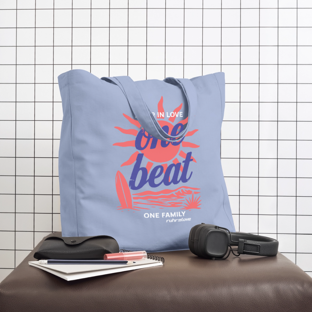 One Beat One Love - Tote Bag - Sky