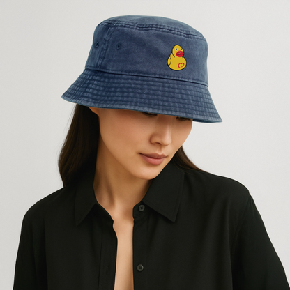Happy Entchen - Vintage Bucket Hat - Vintage Denim