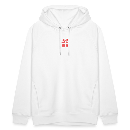 Embroidered Winter - Unisex Bio-Hoodie - Weiß