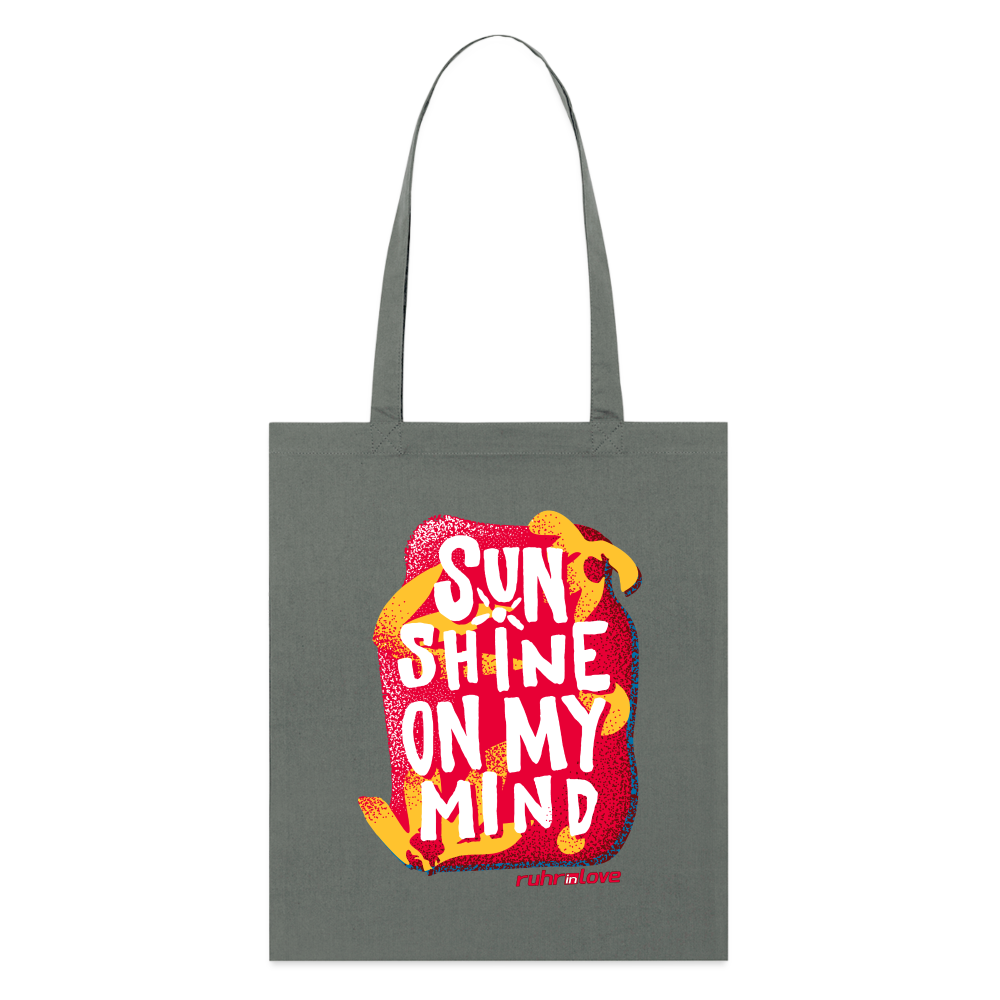 Sunshine on my mind - Organic Tote Bag - Anthrazit