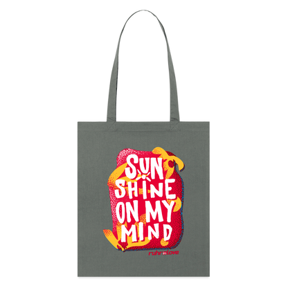 Sunshine on my mind - Organic Tote Bag - Anthrazit