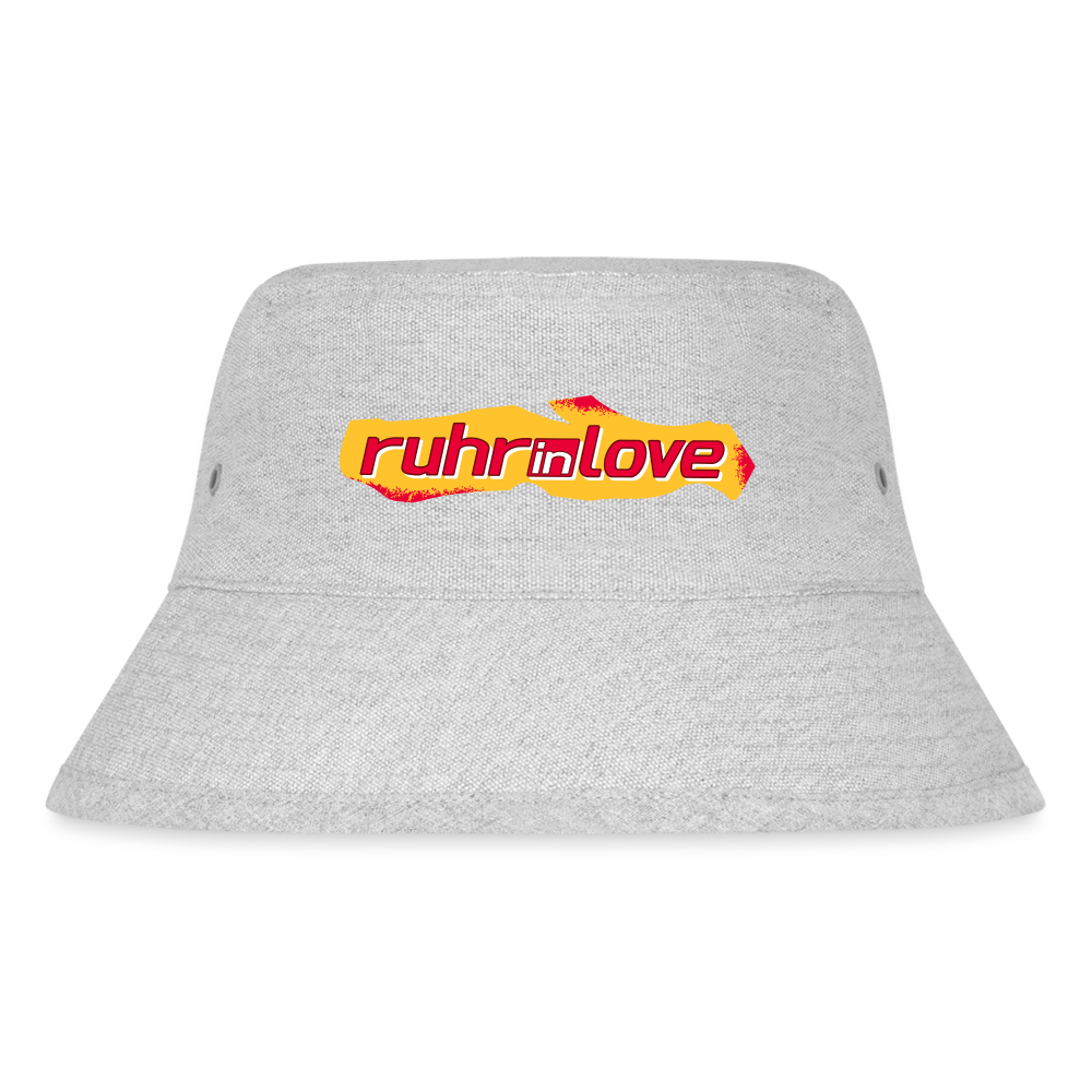 Ruhr-in-Love Bucket Hat - Grau meliert