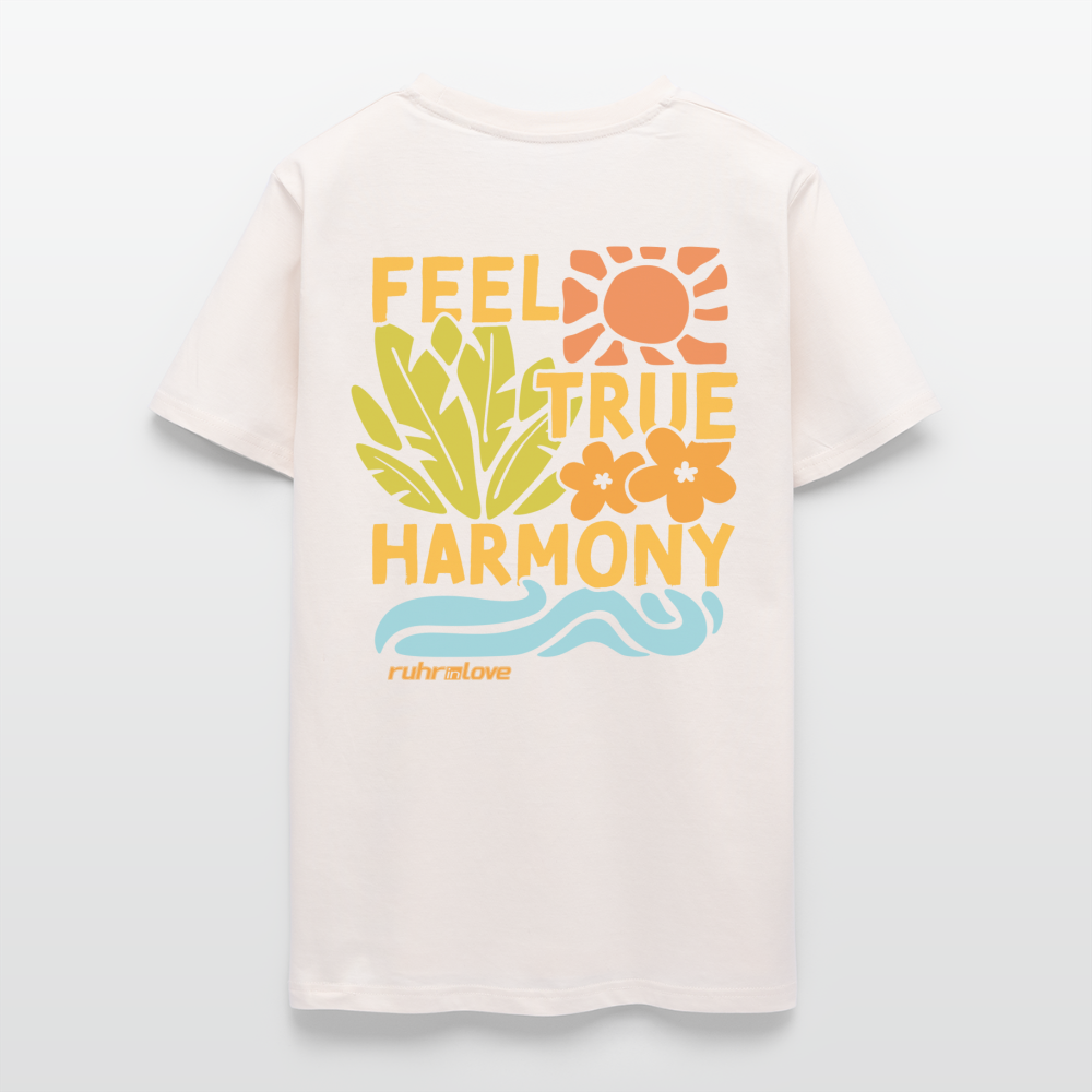 Feel the true harmony - Unisex Organic T-Shirt - Cremeweiss